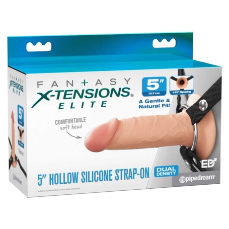 Страпон полый 5" Hollow Silicone