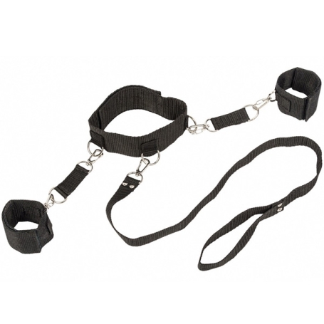 Набор для бондажа Collar and Wristbands