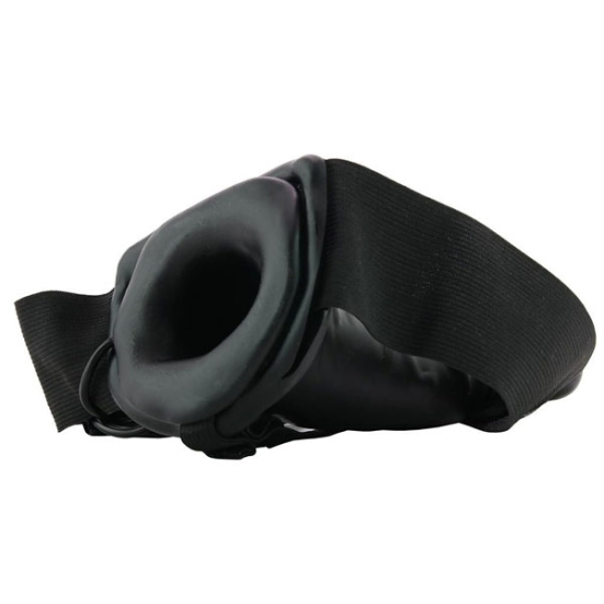 Страпон полый Lux Fetish Unisex Vibrating Double Penetrating