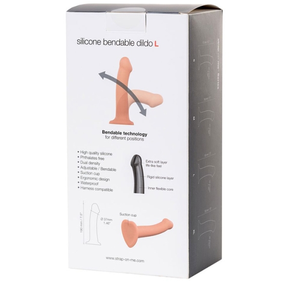 Фаллос Strap-on-me Silicone Bendable L